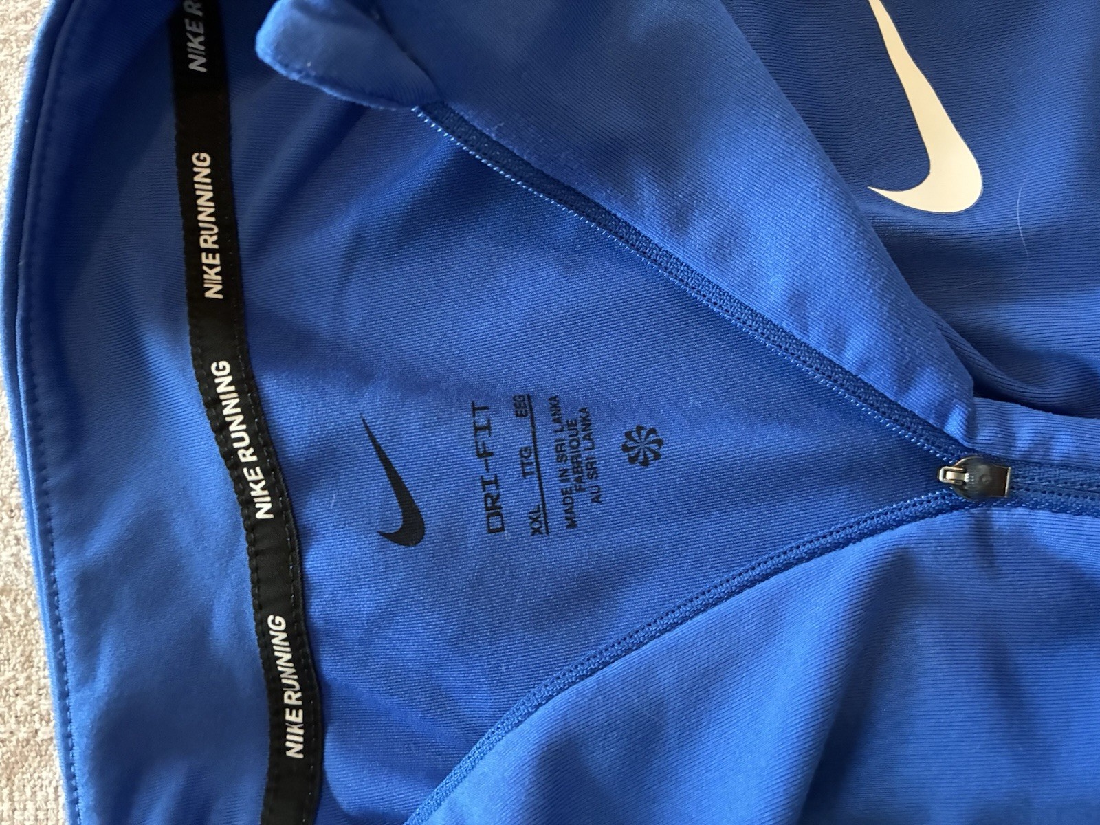 Nike Dri-Fit 1/4 Zip Blue gallery
