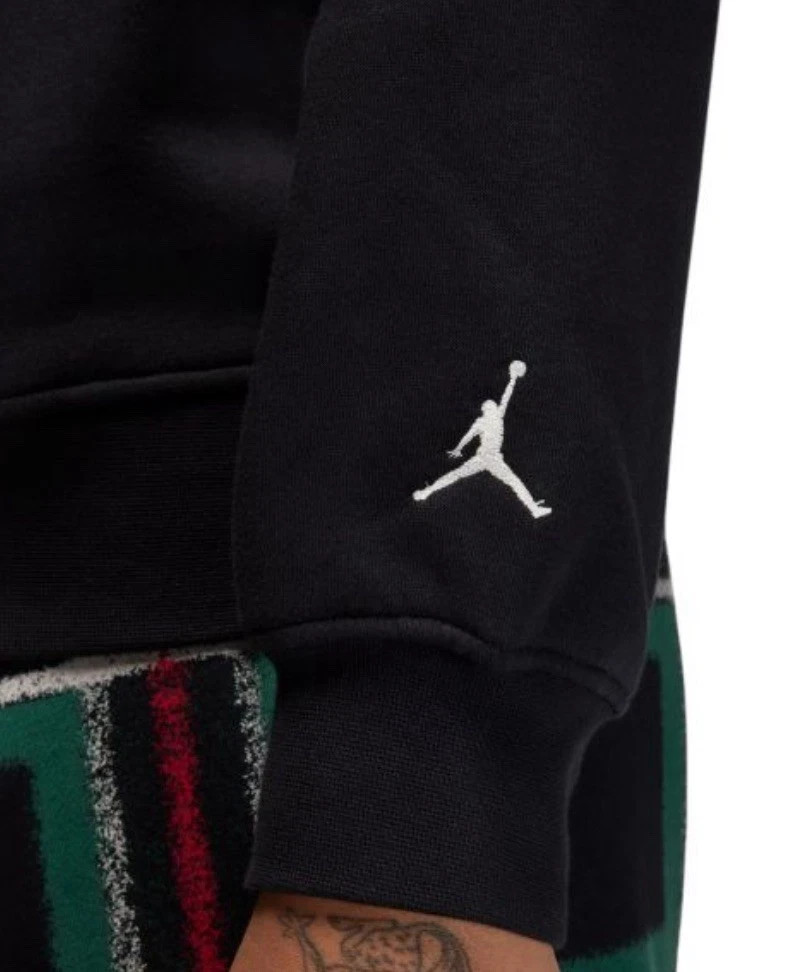 New Nike Jordan Essentials Men's Fleece Crew-Neck Sweatshirt FV7460-010 (XL) gallery