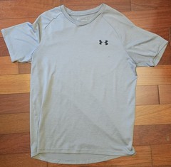 Under Armour Men’s Small Tech Tee T Shirt Light Gray