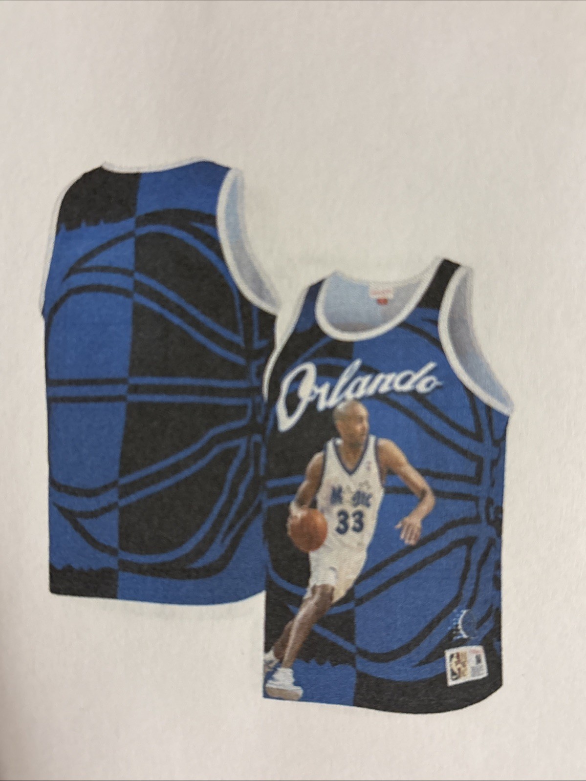 MENS MITCHELL & NESS SUBLIMATED PLAYER TANK MAGIC GRANT HILL XL gallery