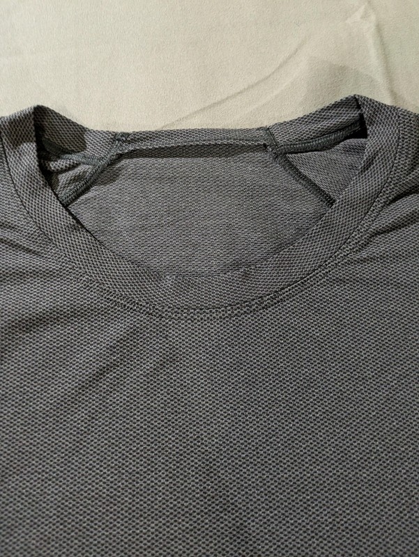 Lululemon Shirt Mens Medium Gray Short Sleeve Performance Running Training Top gallery