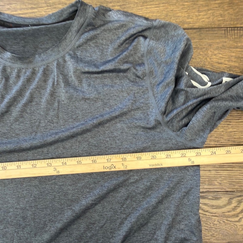 Spyder Mens Heather Grey Long Sleeve Performance Rash Guard Swim Shirt XL gallery
