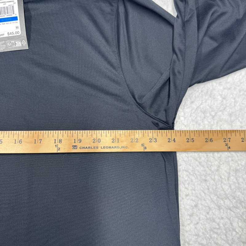 NWT Under Armour UA 1/4 Zip Pullover Team Tech Black Track Jacket Men's Size XL gallery