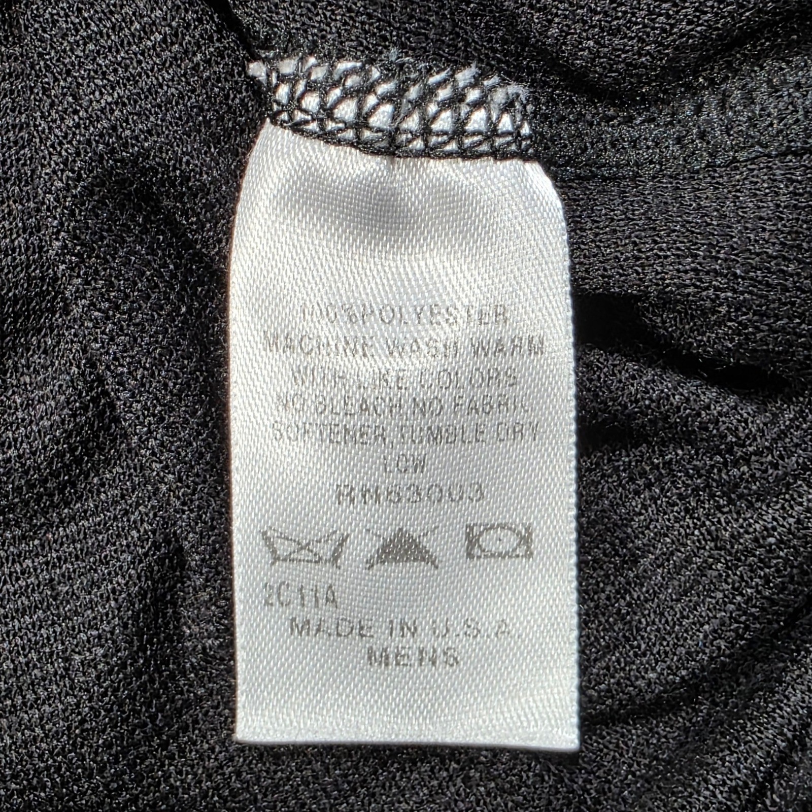 Men's Medium PolarMAX Mock Neck Thermal Base Layer Shirt Black Made in USA gallery