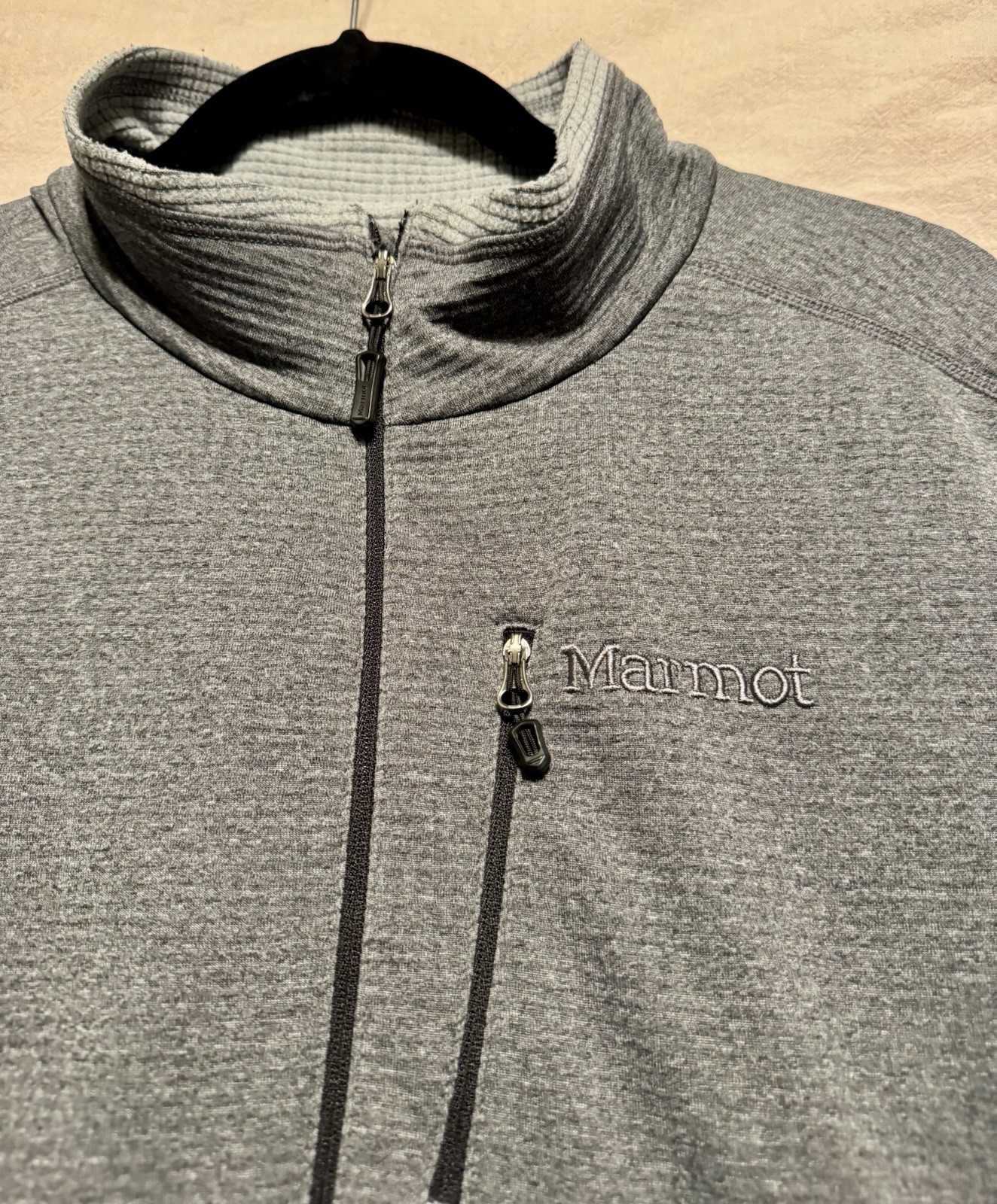 Marmot Performance Fleece 3/4 Zip Pull Over Mens Large No Rips or stains MINT gallery