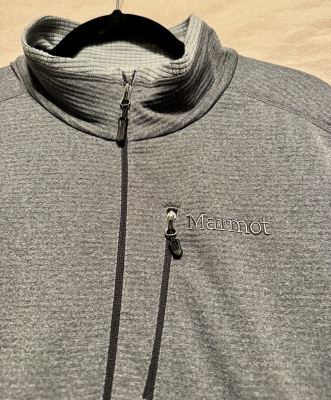Marmot Performance Fleece 3/4 Zip Pull Over Mens Large No Rips or stains MINT gallery