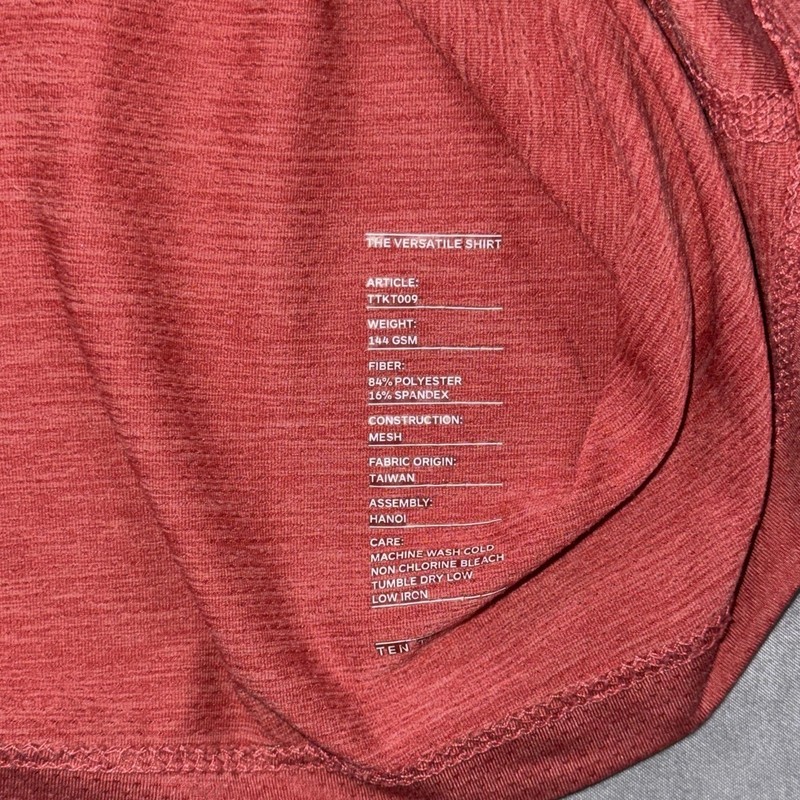 Ten Thousand Shirt Mens 2XL Red The Versatile Short Sleeve Athletic Performance gallery