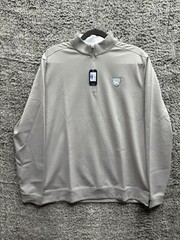 Johnnie-O Vaughn 1/4 Zip Sweater In Gray (quarry) Size M NWT