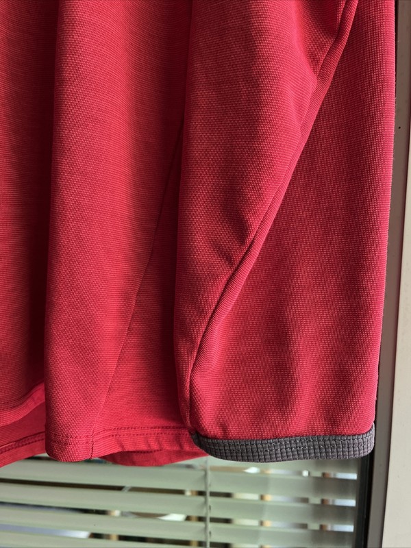 The North Face Shirt Men Large Red Gray Vaporwick Long Sleeve Base Layer gallery