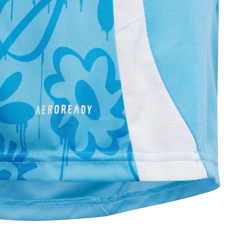 Adidas Tiro 24 Soccer Jersey Mens Sz-M Floral Blue IS2772 PB JSY NEW BLUE BLACK gallery
