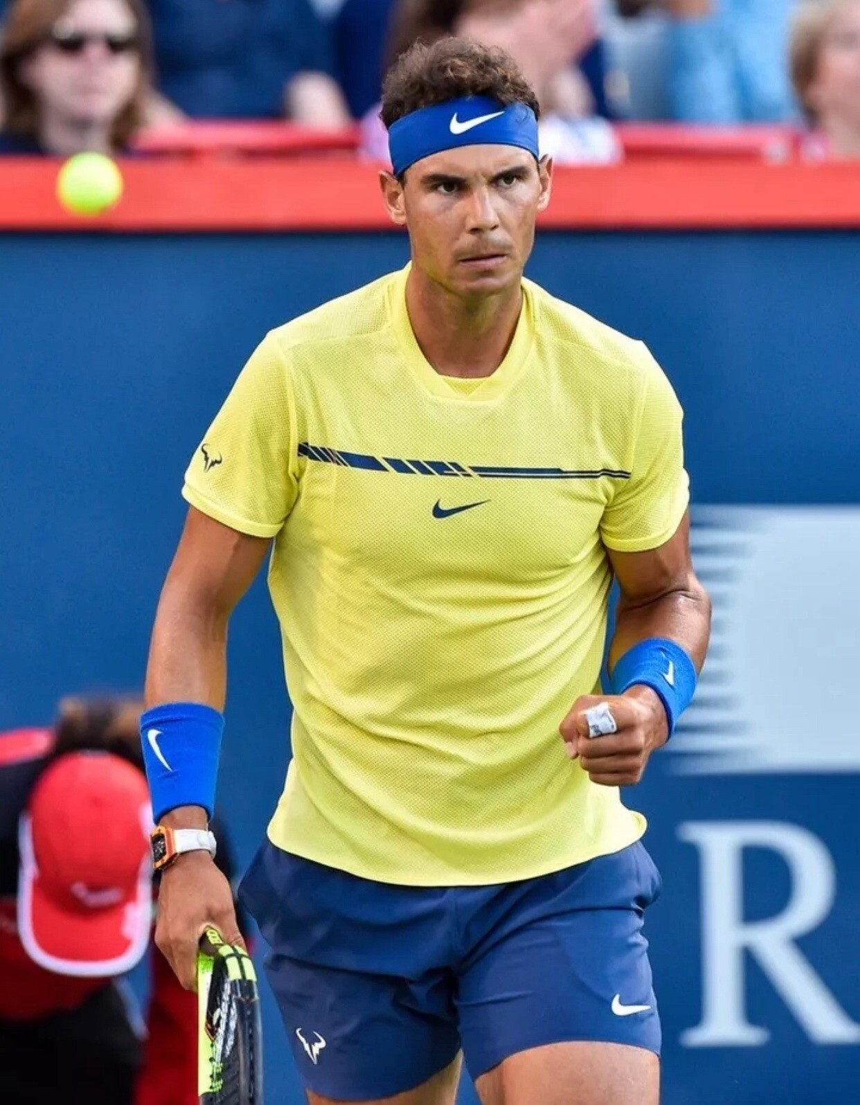 Nike AEROREACT Rafa Nadal 2017 Montreal Tennis Shirt SIZE 2XL 854662-704 NEW gallery