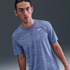NIKE MENS DRI-FIT LEGEND VENEER T SHIRT BLUE SIZE SMALL NWT $35 FQ3808-411