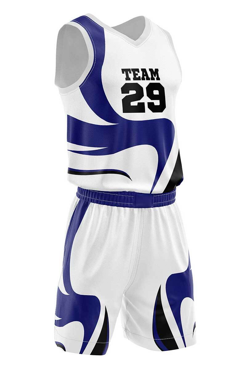 Custom Personalized Team BASKETBALL JERSEY & SHORT SET All Over Print - Number gallery
