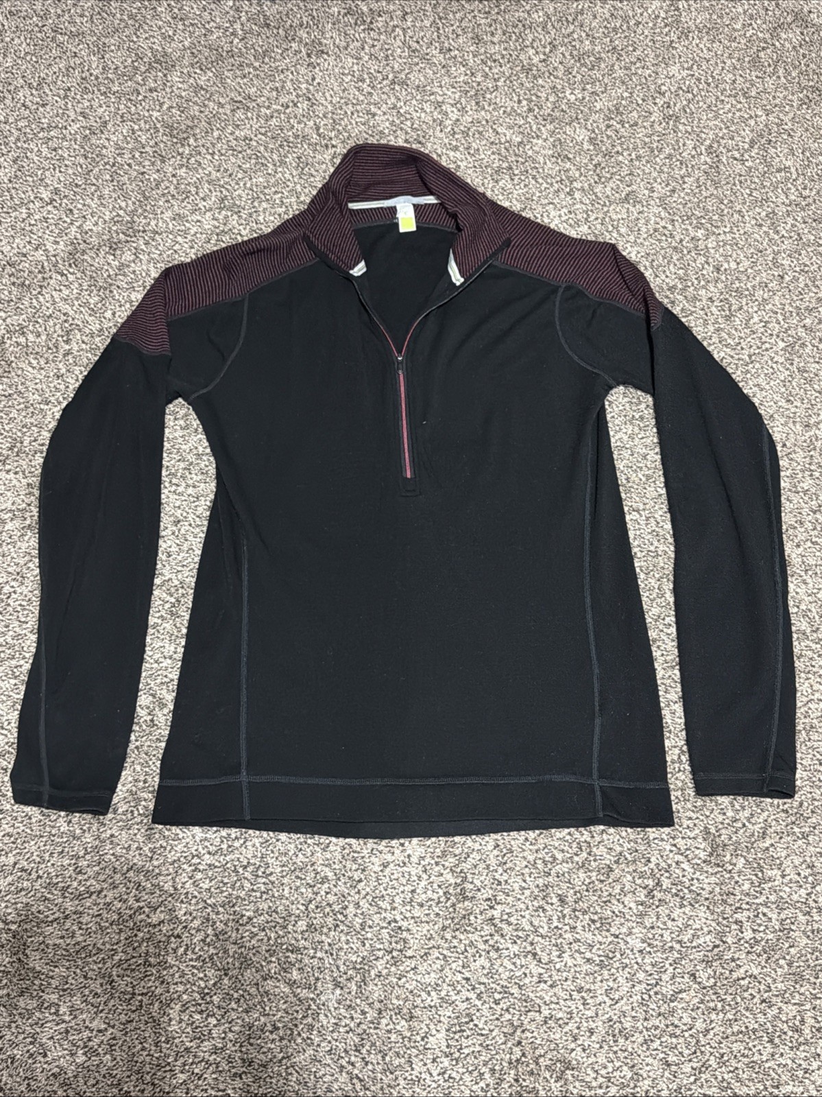 Smartwool Wool Baselayer Shirt Large Men’s Intraknit 200 Merino Blend 1/4 Zip gallery