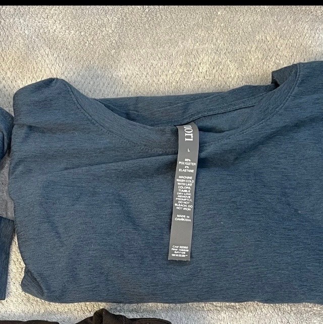 Vuori Strato Tech Tee blue Mens Size L gallery