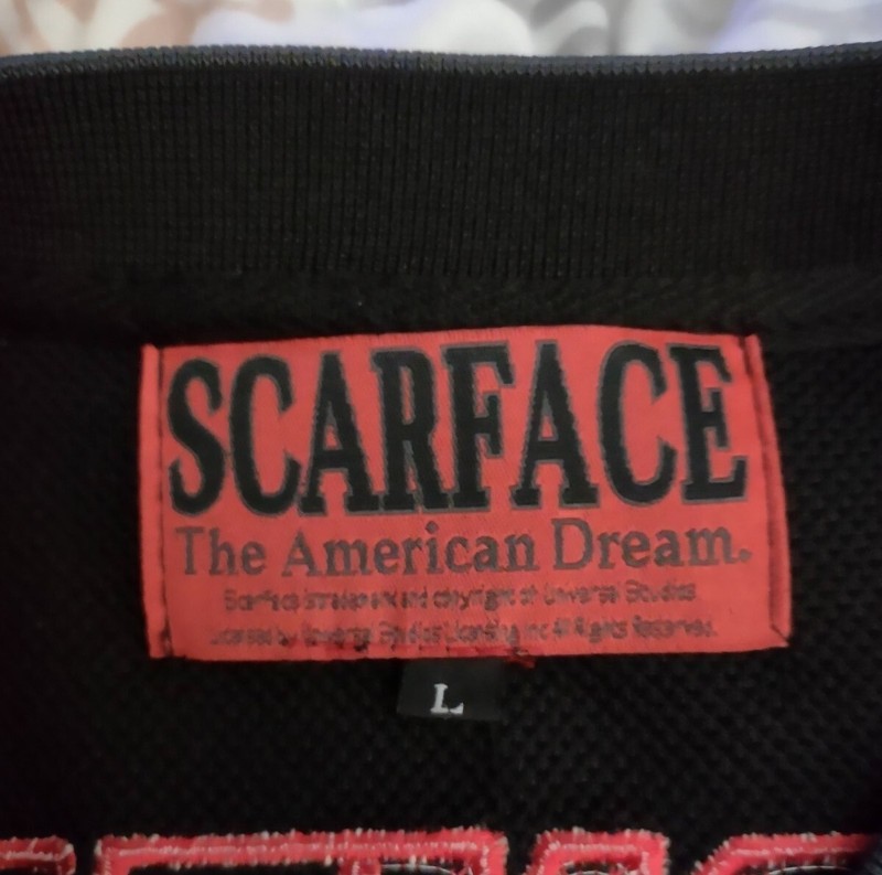 Men's Authentic Scarface 83 Football Jersey T.Montana Size Large gallery