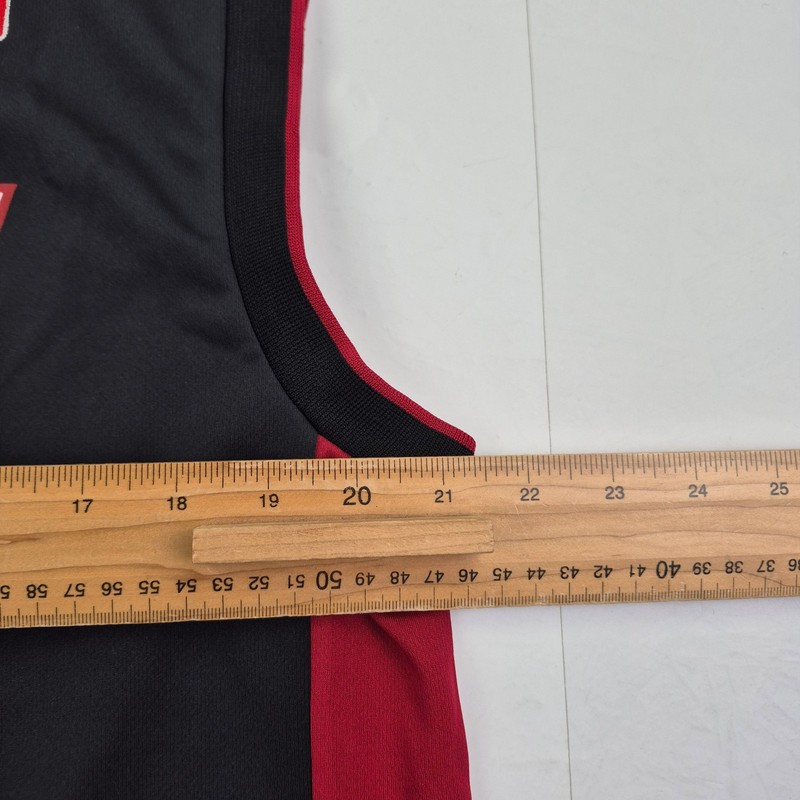 ADIDAS Top Medium Black Men's 100% Polyester Basketball NBA Miami 6 LeBron James gallery
