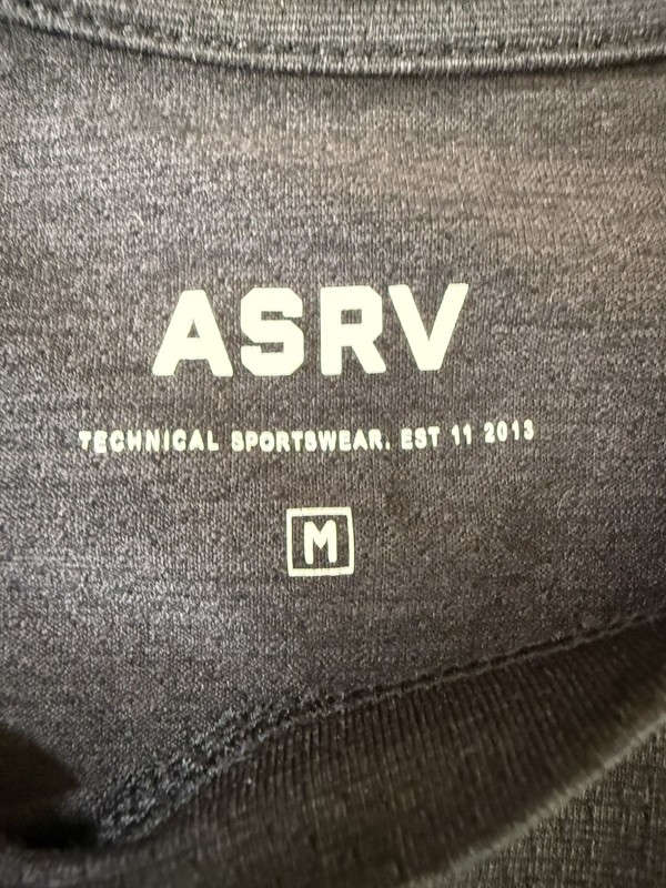 ASRV 3D Lite Established Tee DSG-0557 Black Men's M Gym Training Performance gallery