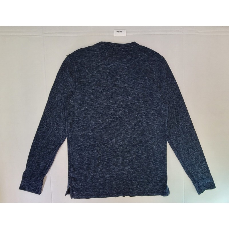 American Eagle Outfitters Active Flex Long Sleeve Shirt Mens S Navy Casual Top gallery