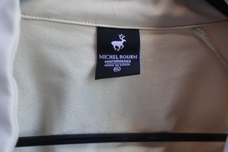 Michel Rouen Mens Performance Golf Moisture Wicking Vest xl Tan located da49 gallery
