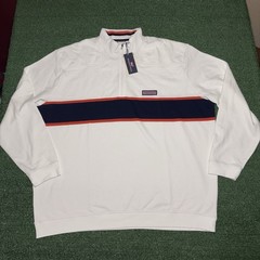 NEW Vineyard Vines Varsity Shep 1/4 Zip Pullover NWT Mens 4XL Tall 4XLT 4XT