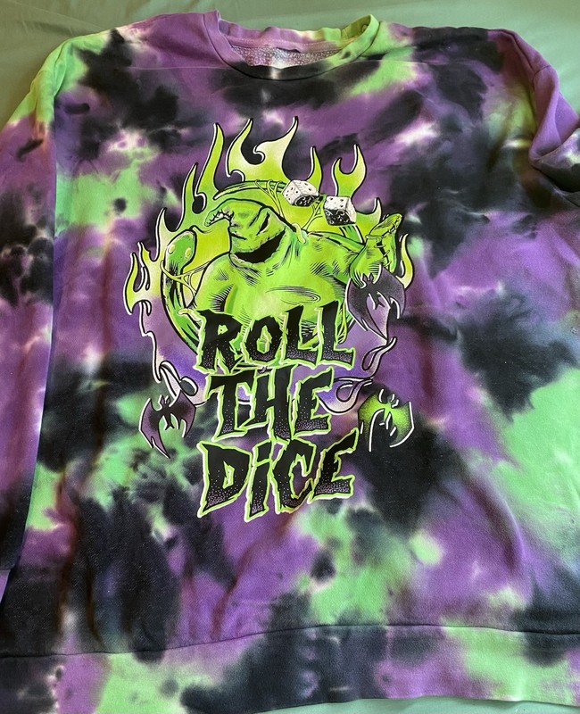Nightmare Before Christmas Oogie Boogie Crewneck Sweatshirt Medium Disney gallery