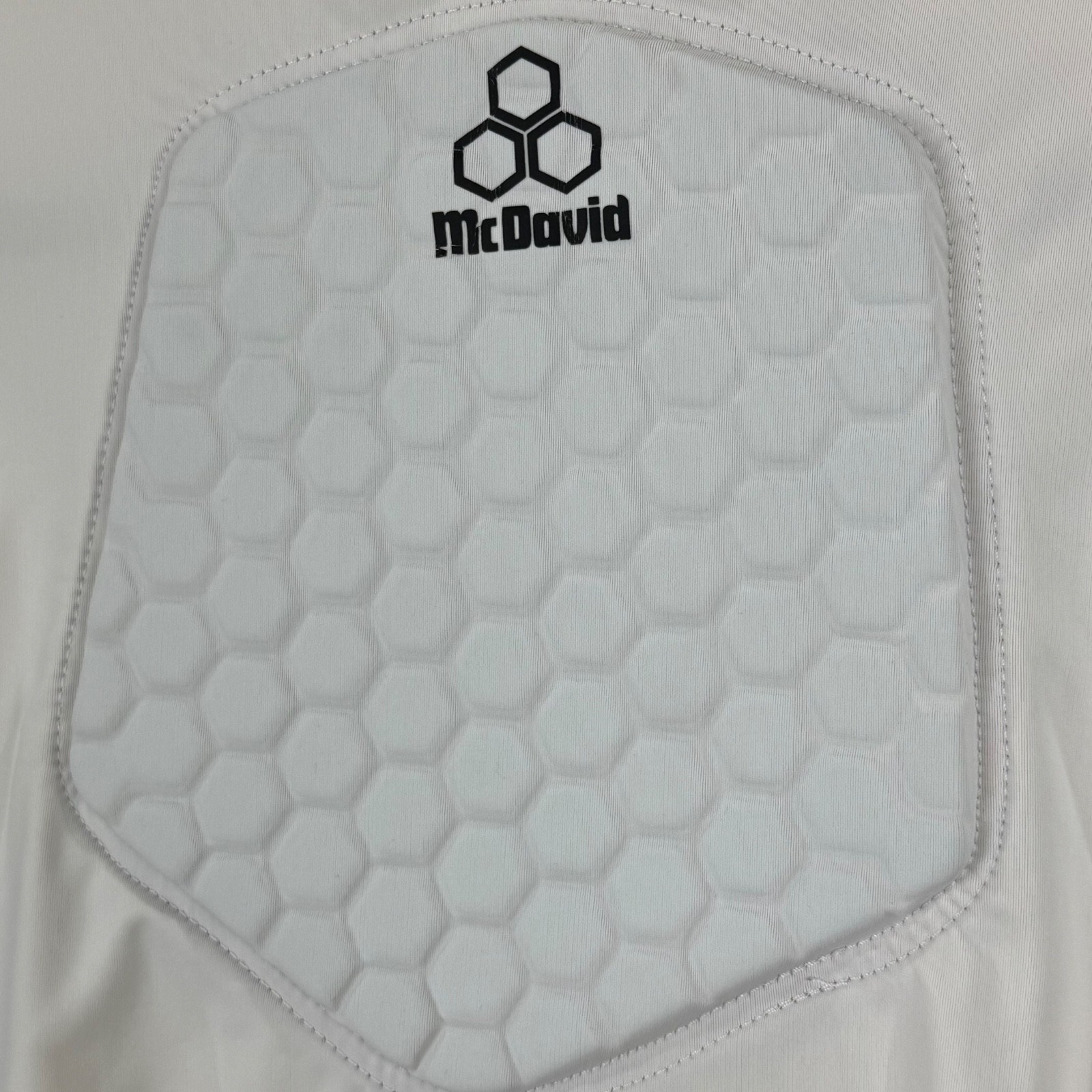 McDavid Youth Med White HexPad Compression Sleeveless Mock Neck Shirt Protection gallery