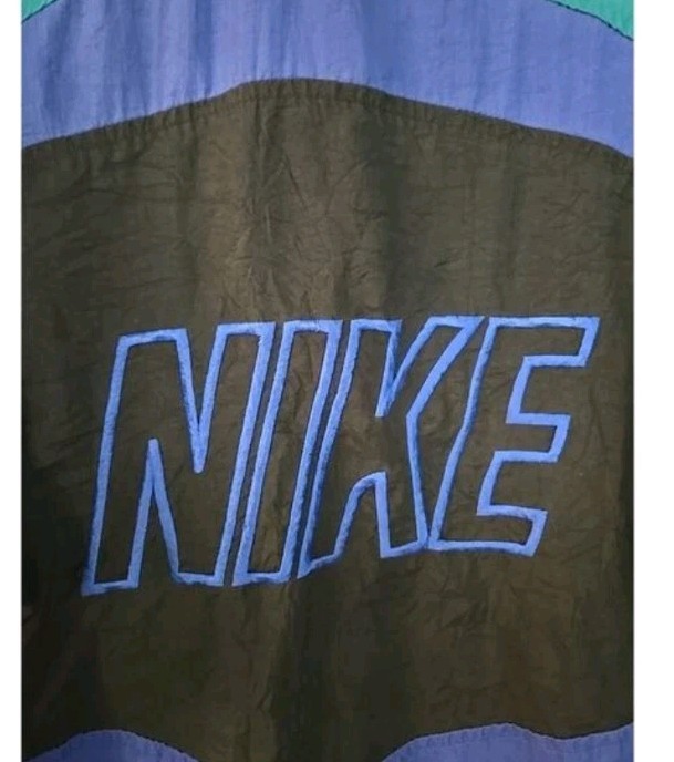 Vintage Nike Windbreaker Color Block Jacket Mens Size Medium Embroidered Logo gallery