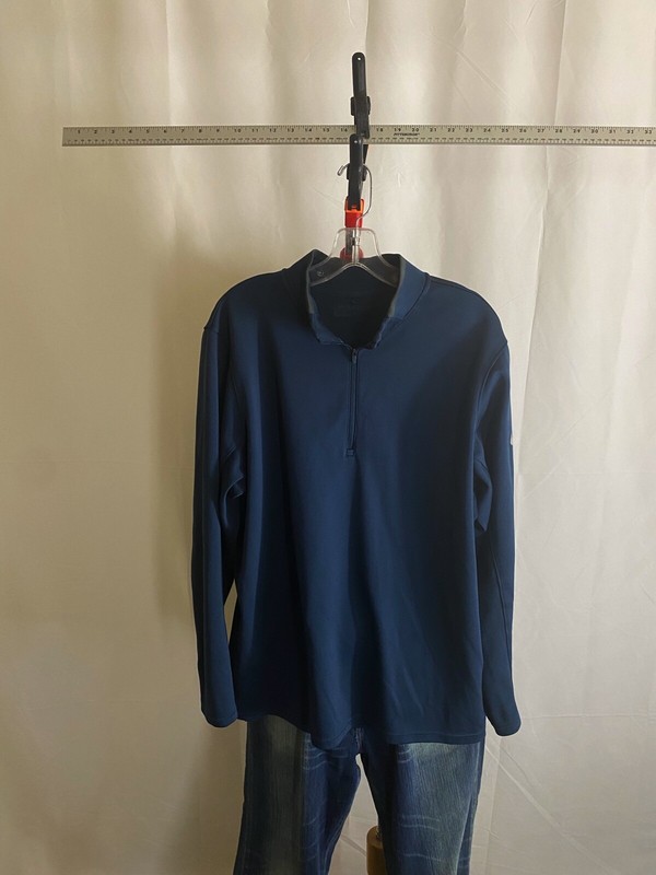 Nike Bluish Gray Zippered SWEATER SHIRT Dry Fit XL Extra Large gallery