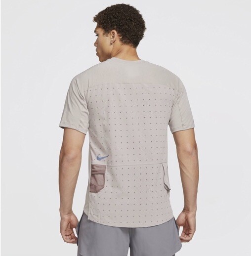 Men Sz L - Nike Tech Pack Short-Sleeve Running Top Tee Tan BV5713-218 New gallery