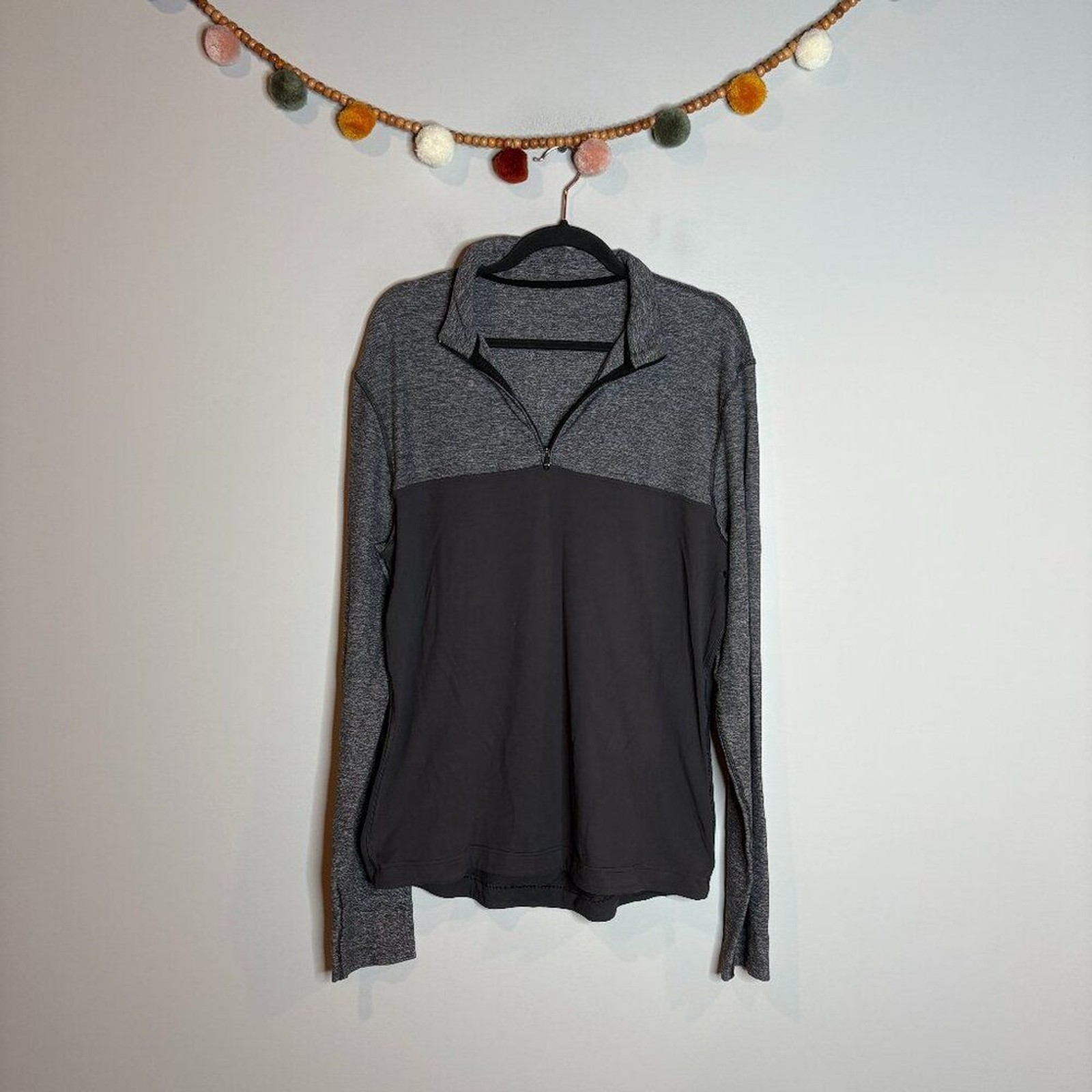 Lululemon Sprint Zip Soot / Heathered Soot gallery