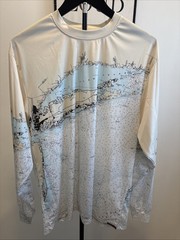 Top Deck Gear Nautical Chart Shirt Size Long Island New York Large Map