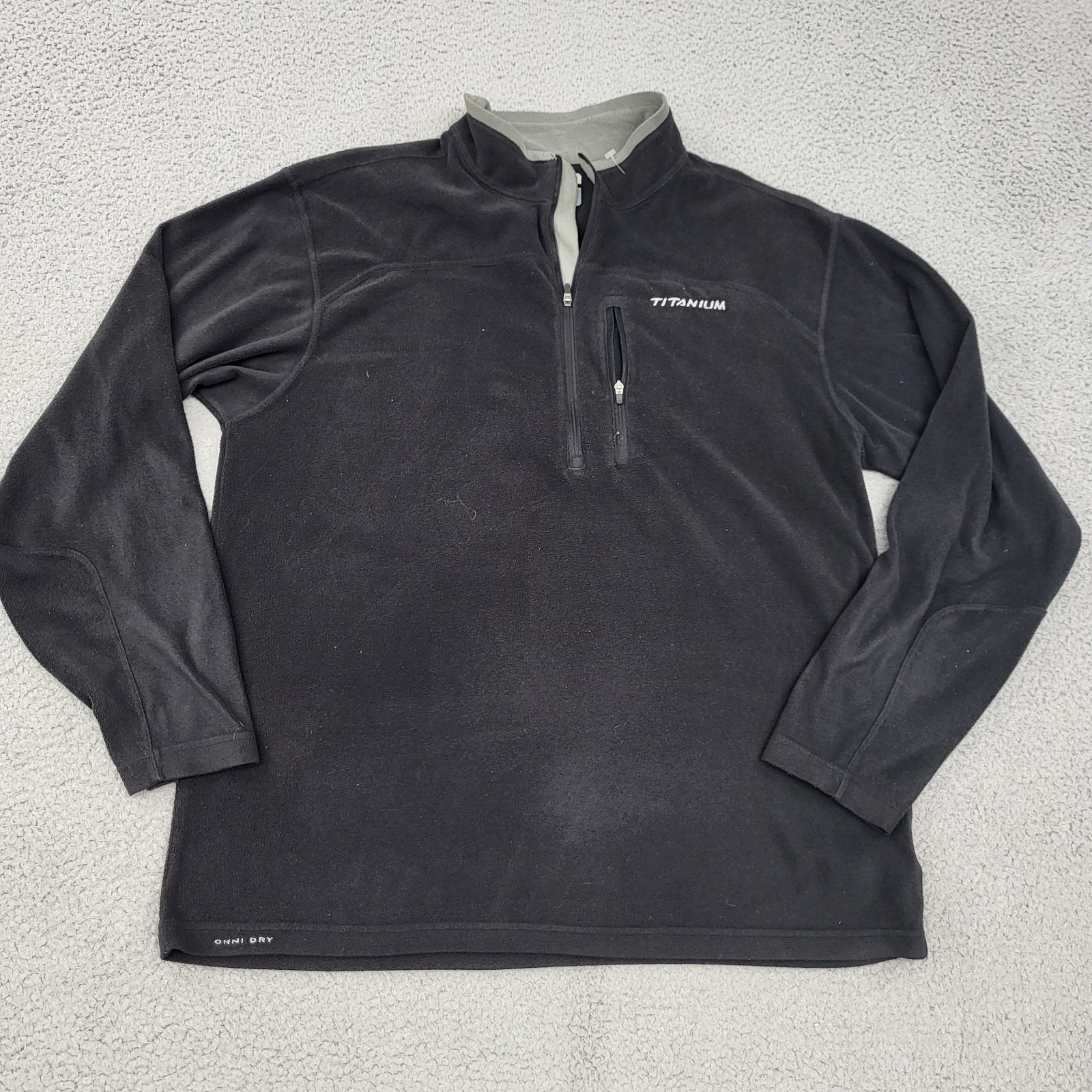 Columbia Titanium 1/4 Zip Pullover Mens Large Performance Embroidery Pocket gallery
