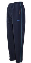 Airy light joggers, sports pants, training pants in cobalt blue & black Qmt4