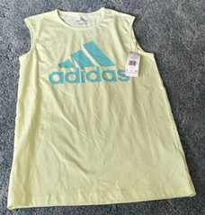 Nwt Adidas Men’s Boss Amplifier Tee Tank Top. Lime Green & Sz small. HS3872