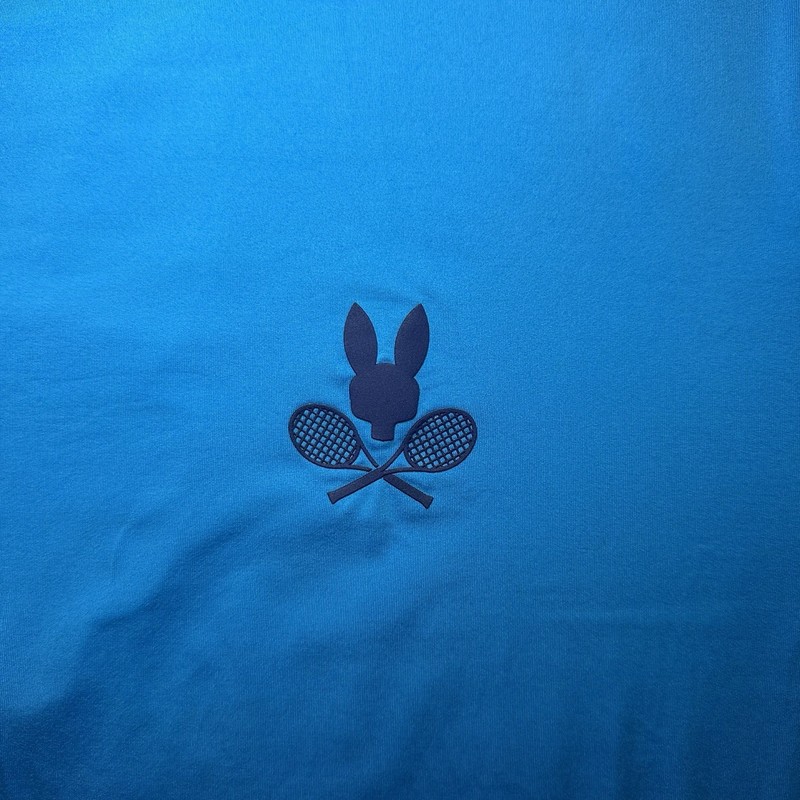 Psycho Bunny Tennis T-Shirt Jersey Mens M Medium Blue Canada National Bank gallery