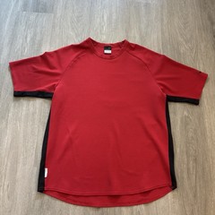 Vintage Nike Sphere Dry Red Black Shirt Size Large Athletic Y2K 00s Running
