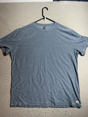 Vuori Strato Tech Tee T Shirt Mens 2XL Blue Heather Performance V126