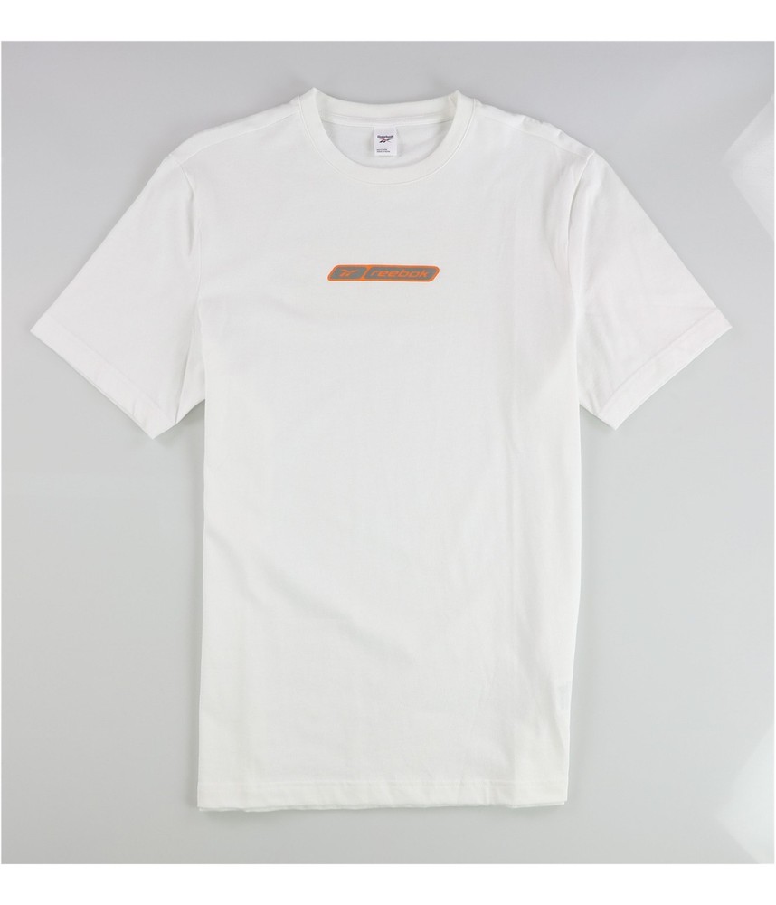 Reebok Mens Classic Vector Premier Graphic T-Shirt, white, M