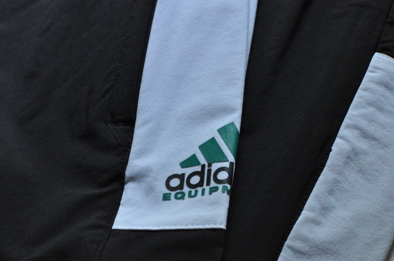 Adidas equipment EQT track pants Mens Large black/white gallery