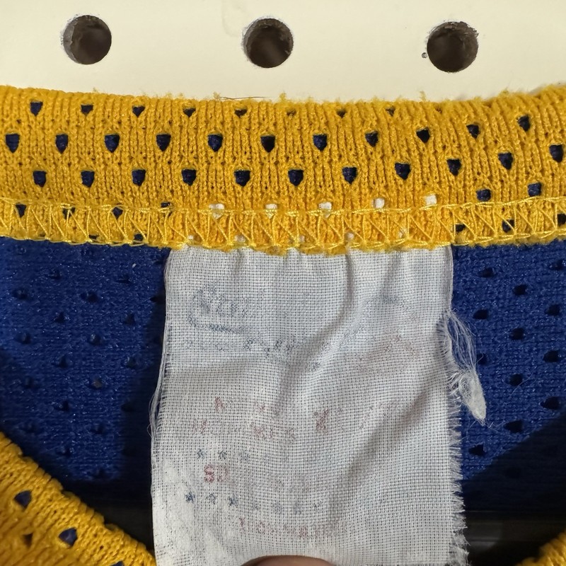 Rec League Hockey Jersey, Players Club, Mens, Blue Yellow White, #11 gallery