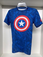 Under Armour Captain America Compression Shirt, SMALL – Marvel Alter Ego!