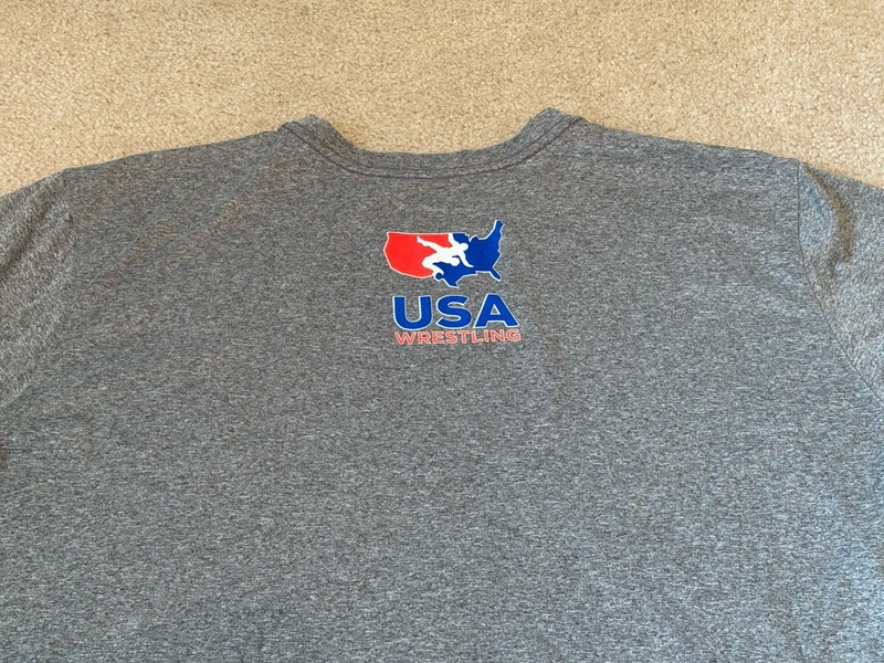 Nike Dri Fit USA Wrestling Men’s T Shirt 3XL Gray gallery