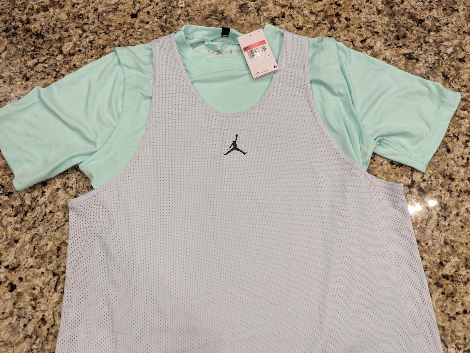 Nike Jordan Dri-FIT Statement 3-in-1 Look Shirt DM1831-379 White Mint GRN L gallery