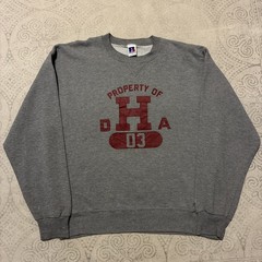 Vintage Russell Athletic Property of DHA Harvard University Team Issued Crewneck