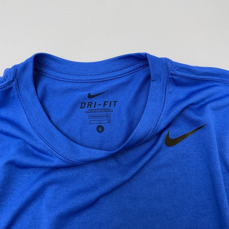 Nike Mens Dri-FIT Anti-Odor Training Shirt Royal Blue Short Sleeve Small NEW gallery