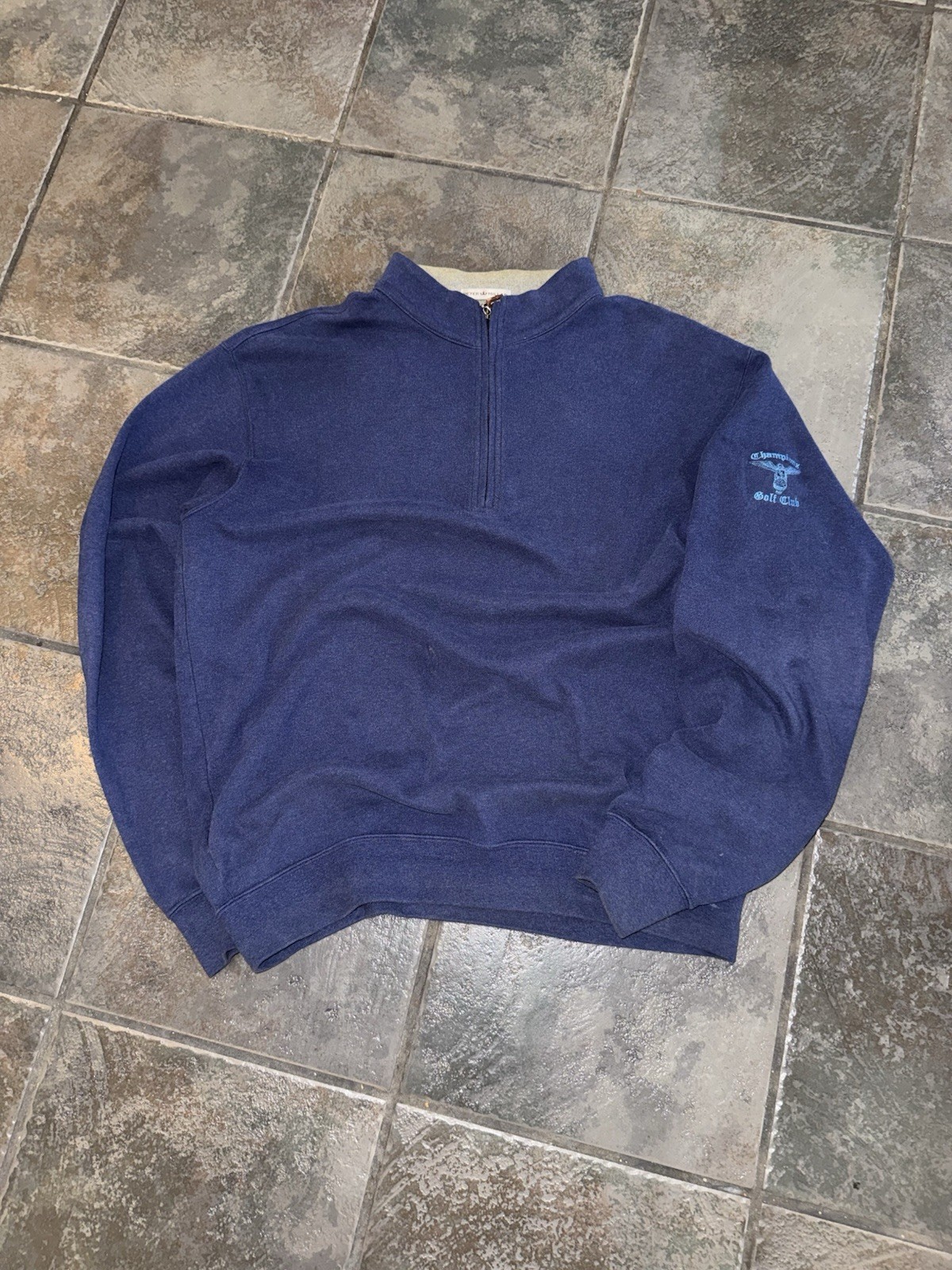 Peter Millar 1/4 Zip Mens M Champions Golf Club Quarter Pre Owned Blue gallery