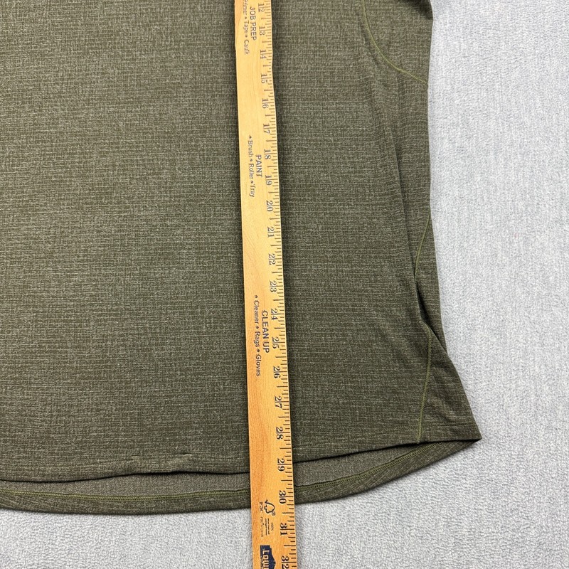 Lululemon Shirt Mens XL Green Metal Vent Breathe Short Sleeve Gym Workout Train gallery