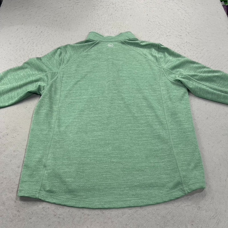 Vineyard Vines Performance Jacket Mens XL Green 1/4 Zip On the Go Sankaty Golf gallery