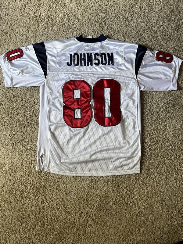 Houston Texans Andre Johnson #80 Reebok NFL Equipment Jersey Size 50 gallery